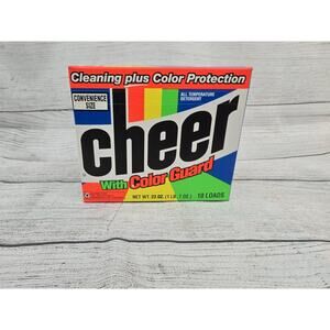 Vintage Cheer With Color Guard All Temps Detergent 1 lb 7oz. 10 Loads